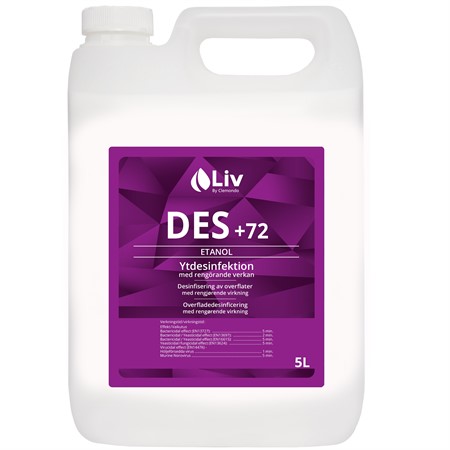 Ytdesinfektion Des+72 5L Liv